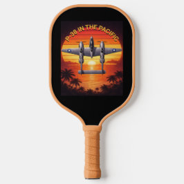 P-38 Lightning in the Pacific Theater Pickleball Schläger