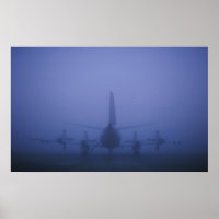 P-3 in Fog Bank
