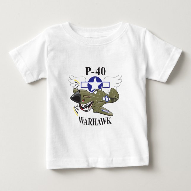 p-40 Warhawk Baby T-shirt (Vorderseite)