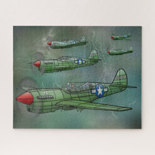 P-40 Warhawks Flying est un puzzle de tempête 520