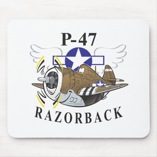 P-47 Thunderbolt Mousepad (Vorne)