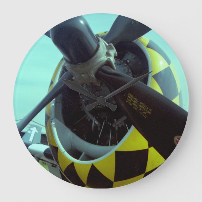 P-47-Türschraube Große Wanduhr (Vorderseite)