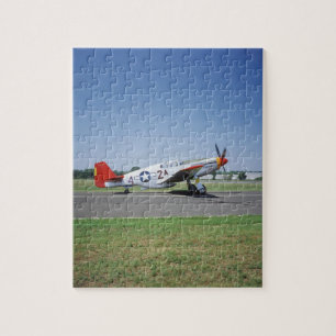 P-51 C Tuskegee Red Tail Flugzeug bei der CAF Air