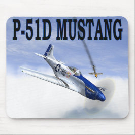 P-51 gegen BF109 MOUSEPAD