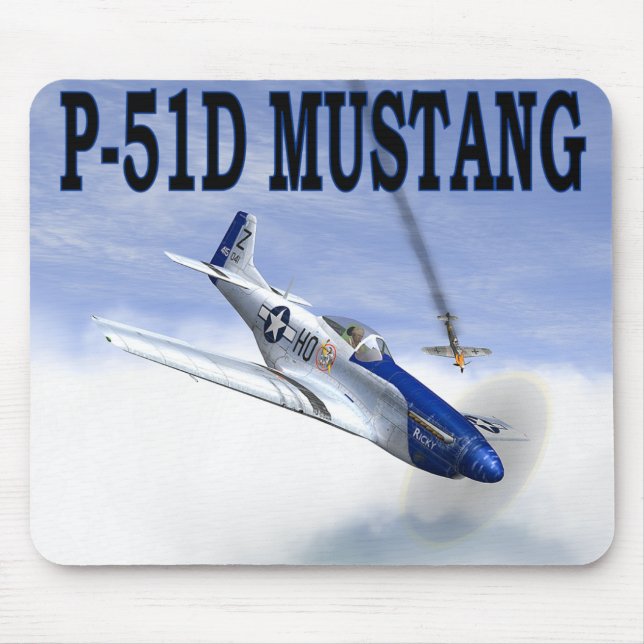 P-51 gegen BF109 MOUSEPAD (Vorne)