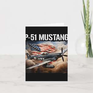 P-51 Mustang American Ww2 Kampfflugzeug P-51 Mu Karte
