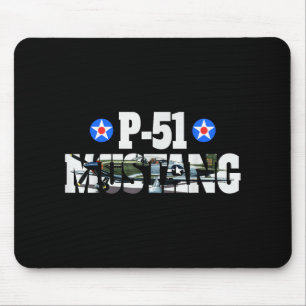 P-51 Mustang American Ww2 Kampfflugzeug P-51 Mu Mousepad
