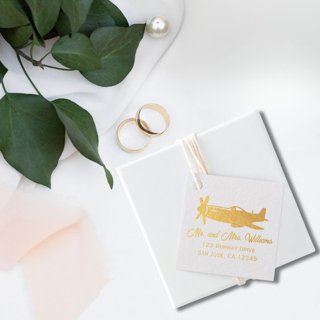 P-51 Mustang Flugzeug Cool Pilot Luftfahrt Geburts Geschenkanhänger (Von Creator hochgeladen)