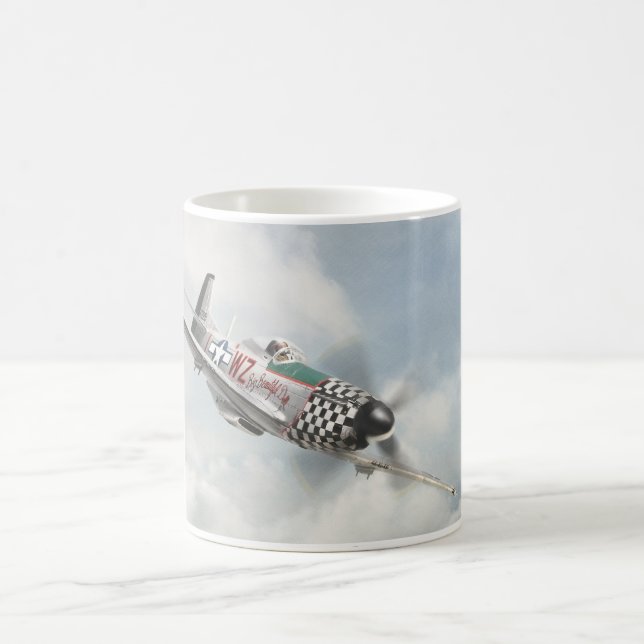 "P-51 Mustang"mug Kaffeetasse (Mittel)