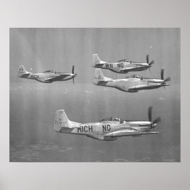 P-51 Mustangs Poster (Vorne)