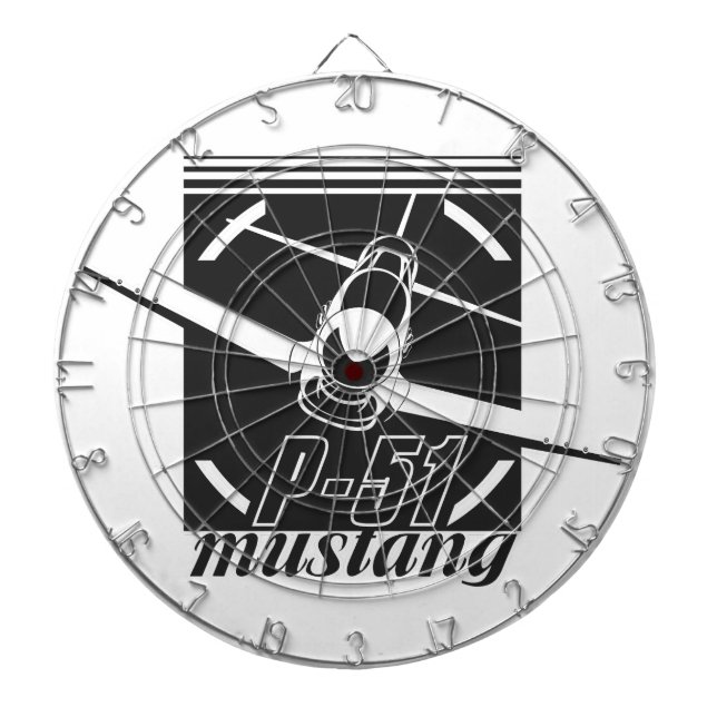 P-51-Senf Dartscheibe (vorne)