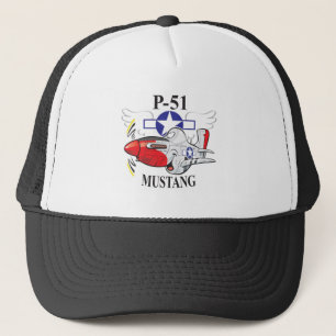 p-51 Senf Truckerkappe