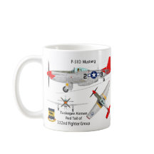 P-51 Tuskegee Mustang-Tasse
