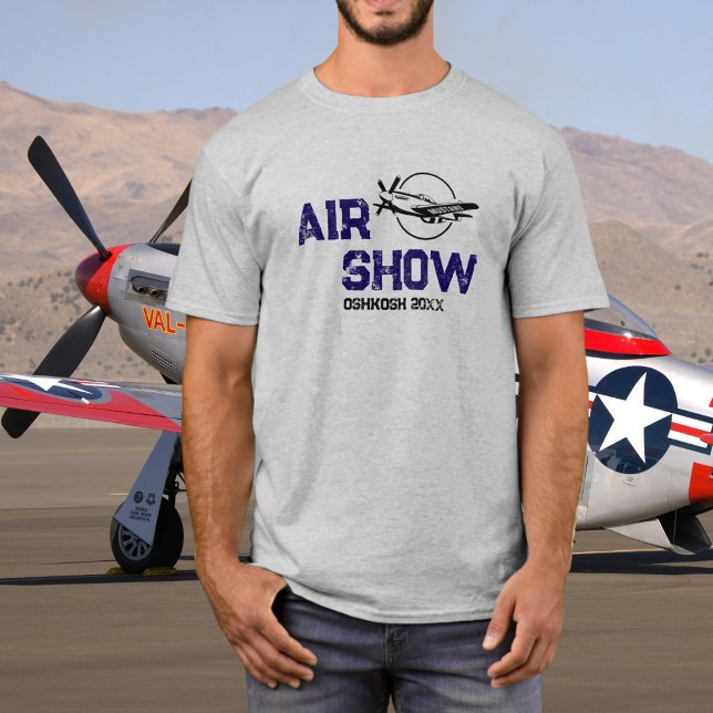 P-51 Vintage Militärmesse WW2 T-Shirt (Von Creator hochgeladen)