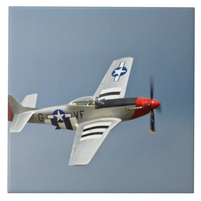 P-51D Mustang-Kämpfer mit dem Fliese (Vorderseite)