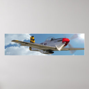 ‚P-51D Mustang‘ Poster