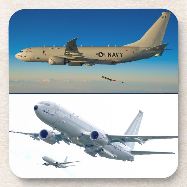 P-8 POSEIDON GETRÄNKEUNTERSETZER (Vorderseite)