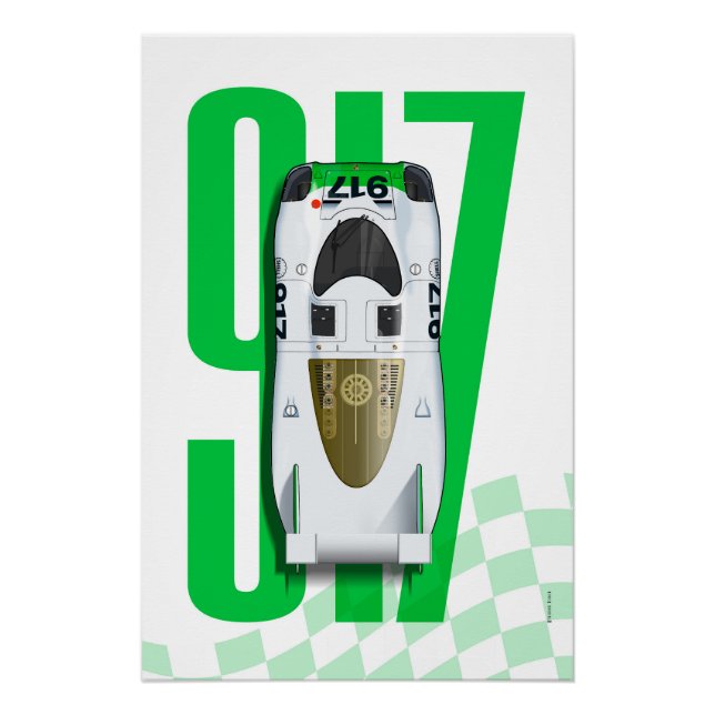 P 917 Prototype Top Tribute Poster (Vorderseite)