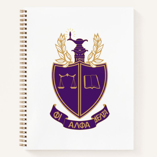 P.A.D. Wappen Notizbuch (Vorderseite)