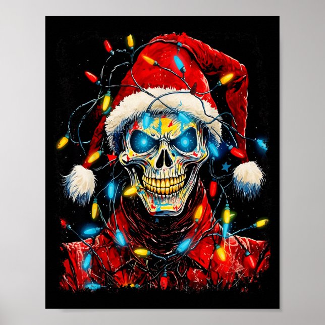 P Art Halloween Design Strawman Ecrow Christmas Ho Poster (Vorne)