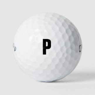 'P' Callaway Golfball