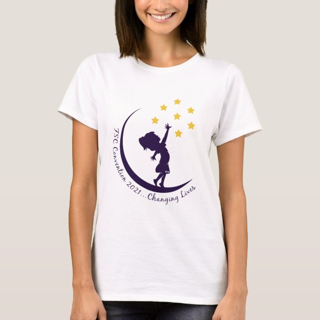 P.E.O. Florida-Staat-Konventionen-Logo T-Shirt (Vorderseite)