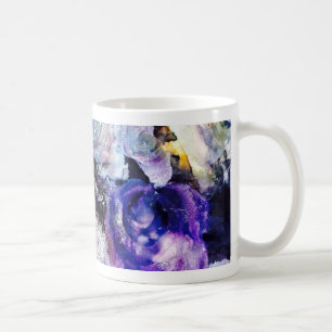 P est pour la tasse pourpre d'art d'alphabet