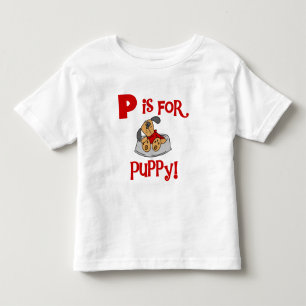 P est pour Puppy Tshirts and Gifts