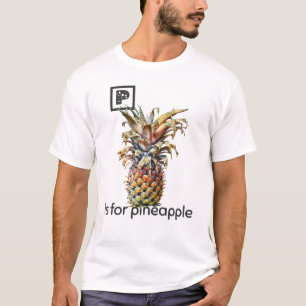 P est pour T-shirt ananas