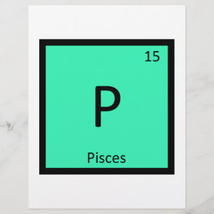 P - Fische Sternzeichen Chemie Periodensystem