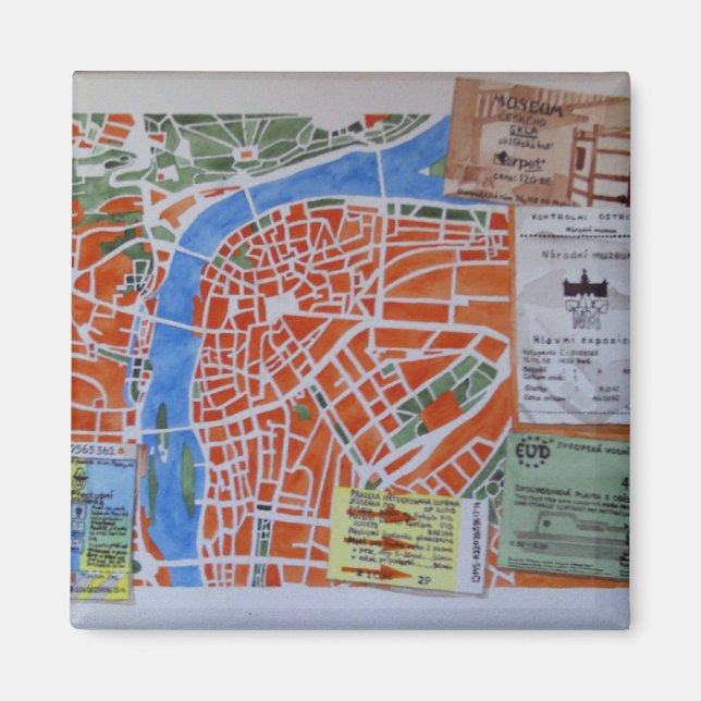 P für Prager Magnet (Vorne)