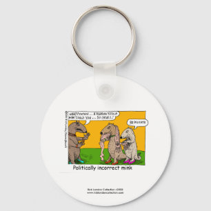P.I. Mink (Human Stole) Cartoon Auf Novelty Magnet Schlüsselanhänger