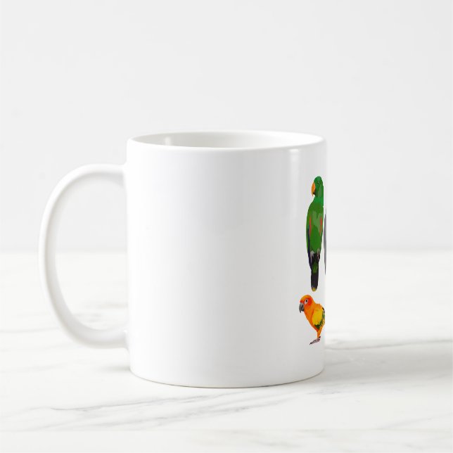 P is for Parrot Kaffeetasse (Links)