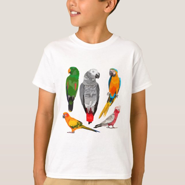 P is for Parrot T-Shirt (Vorderseite)