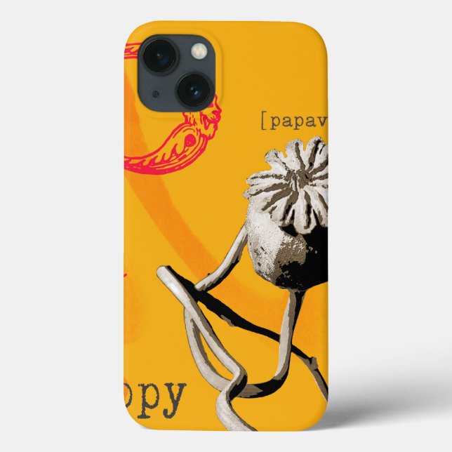 P ist für Mohnblume Case-Mate iPhone Hülle (Rückseite)