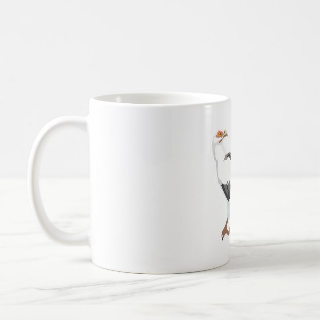 P ist für Palm Nut Vulture Kaffeetasse (Links)