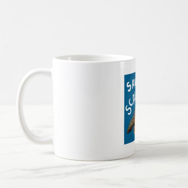 P ist für Pangolin Kaffeetasse (Links)
