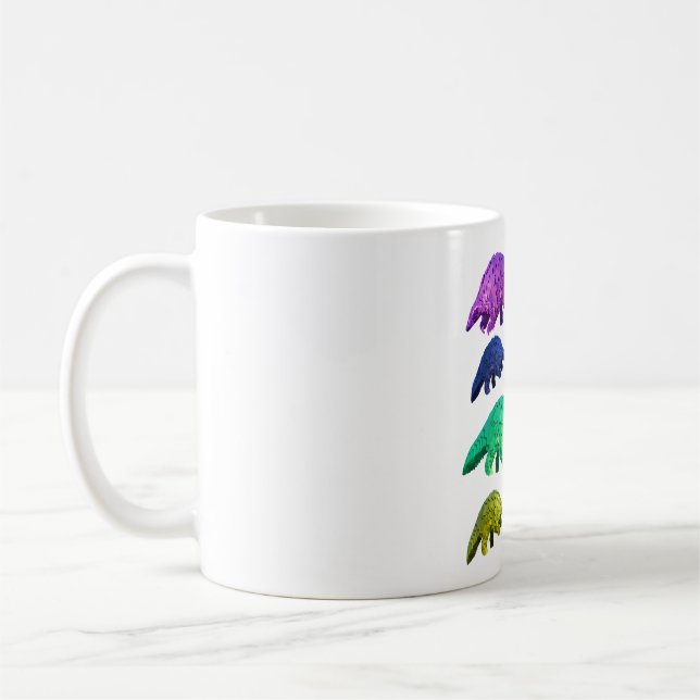 P ist für Pangolin Kaffeetasse (Links)