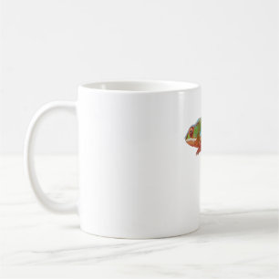 P ist für Panther Chameleon Kaffeetasse