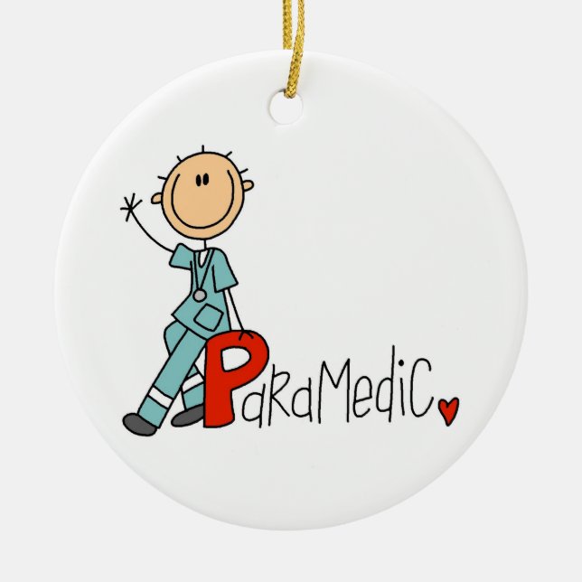 P ist für Paramedic Keramikornament (Vorne)