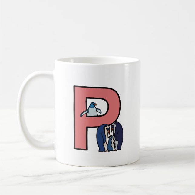 P ist für... personalisierten Schlamm Kaffeetasse (Links)