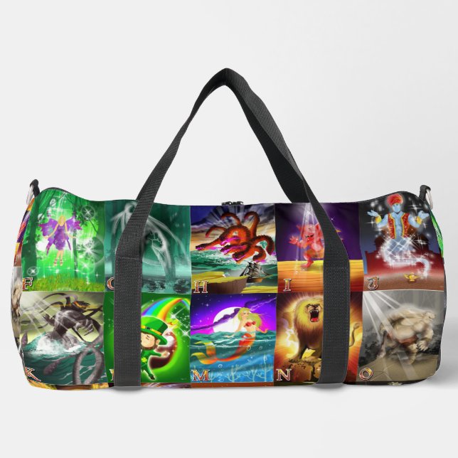P ist für Phoenix(book) Duffle Bag (Vorderseite)