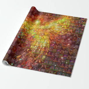 P ist für Phoenix Mosaic Geschenkpapier