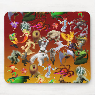 P ist für Phoenix Mouse Pad(Gold) Mousepad