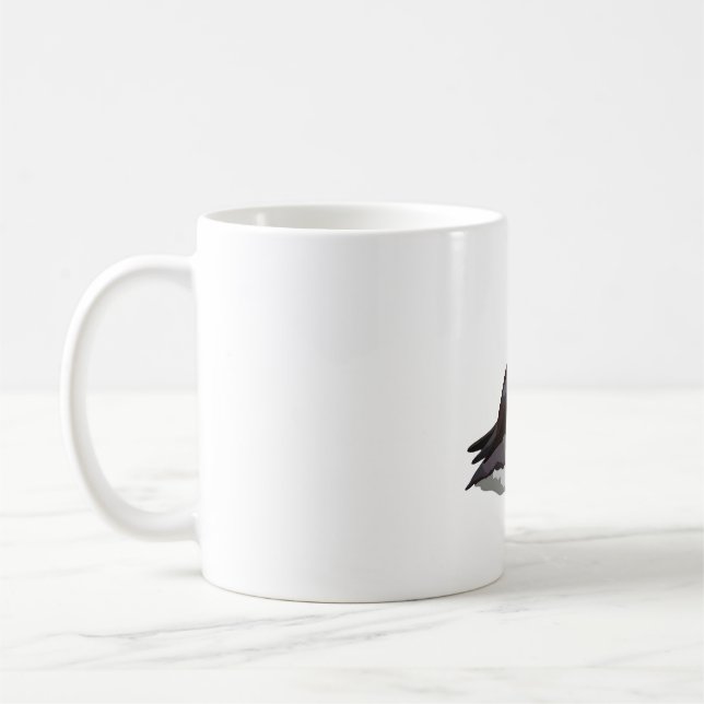 P ist für Puffin Kaffeetasse (Links)