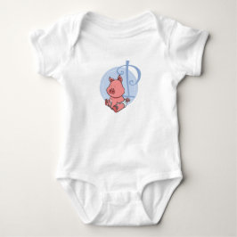 P ist für Schweinefleisch Baby Strampler