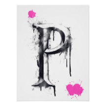 P Letter - Typografie