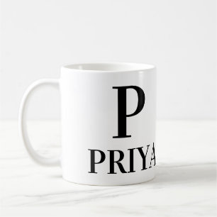 P) NAME, SCHREIBEN UND POSITIVE BESCHREIBUNG GESTE KAFFEETASSE