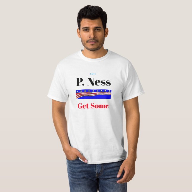 P. Ness holen sich ein Shirt für den Urlaub (Vorne ganz)