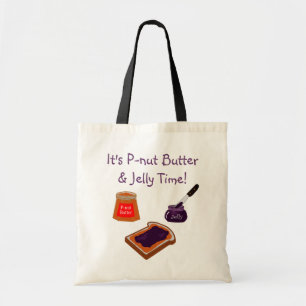 P-Nuss Butter-u. Gelee-Zeit-Tasche Tragetasche